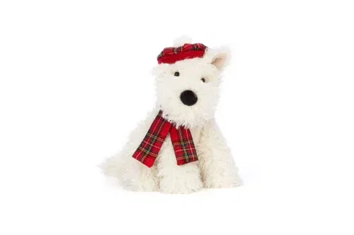 JELLYCAT WINTER WARMER MUNRO SCOTTIE DOG RETIRED AUTOWIN 12/12