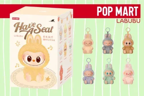 WIN 1 POP MART LABUBU THE MONSTERS HAVE A SEAT VINYL PLUSH BLIND BOX-AUTO WIN 30/12