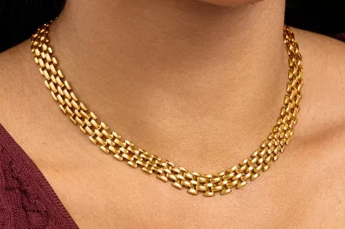 ABBOT LYON Heritage Chain Necklace (Gold)-AUTO WIN 10/12