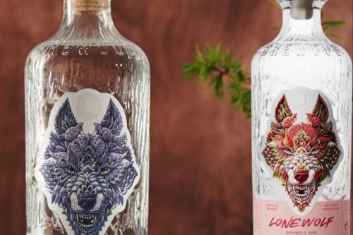 Lonewolf Raspberry and Bramble Gin & London Dry Gin Made by BrewDog AUTO WIN 19/12