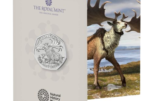 Giant Deer 2024 UK 50p Brilliant Uncirculated Coin AUTOWIN 05/12
