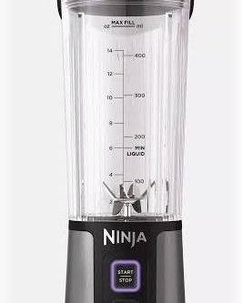 Ninja Blast Cordless Food Blender, Black-AUTO WIN 27/12