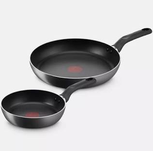 Tefal Efficient Aluminium Non-Stick Frying Pan Set, 2 Piece-AUTO WIN