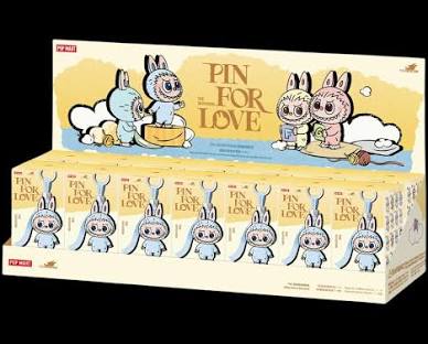 POP MART LABUBU THE MONSTERS PIN FOR LOVE SERIES VINYL PLUSH PENDAN - CASE OF 14 -AUTO WIN