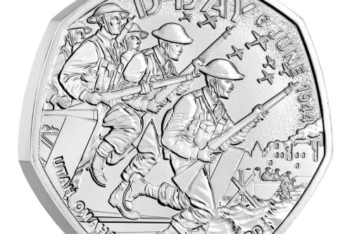 D-Day 2024 UK 50p Brilliant Uncirculated Coin AUTO-WIN 12/12