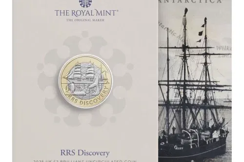 RRS DISCOVERY 2025 UK £2 BRILLIANT UNCIRCULATED COIN AUTO-WIN 13/12