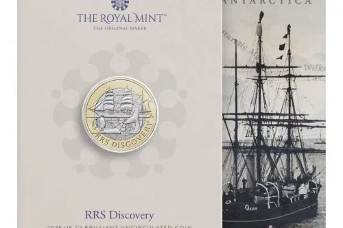 RRS Discovery 2025 UK £2 Brilliant Uncirculated Coin AUTOWIN 07/12