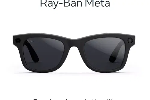 Meta Ray-Ban Meta Wayfarer (Gen 2) Glasses, Matte Black, Clear to Grey Transitions Lens, Large-AUTO WIN 09/01