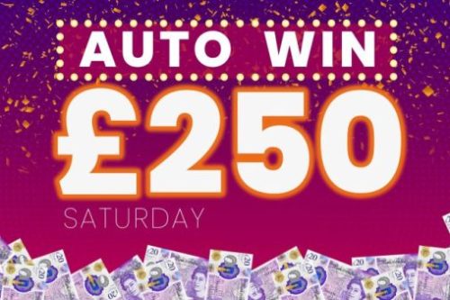 WIN £250 CASH - 17/01 AUTO WIN