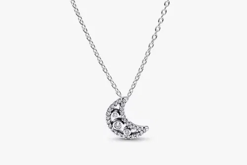 PANDORA  Crescent Moon Pendant Necklace-AUTO WIN 12/01