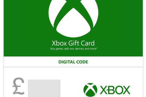 £50 Microsoft XBOX LIVE Gift Card -AUTO WIN 11/01