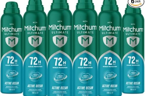 Mitchum Men Ultimate 72H Aerosol Active Ocean, pack of 6-AUTO WIN 11/01