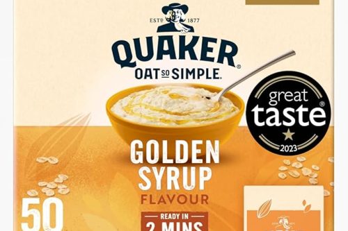 Quaker Oat So Simple Golden Syrup Porridge Sachets, 50 x 36 g-AUTO WIN 18/01