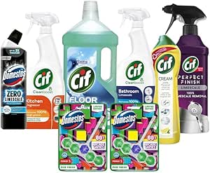 Cif & Domestos Cleaning Essentials Kit - AUTO WIN 26/01