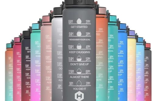 20 WINNERS 1 Litre Motivational Fitness Sport Water Bottle-AUTO WIN