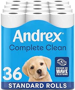 Andrex Complete Clean Toilet Roll 36 Rolls-AUTO WIN 24/01