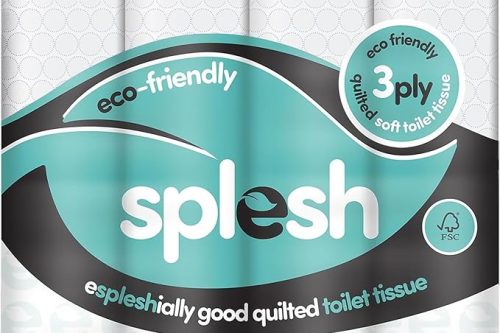 2 WINNERS- Splesh by Cusheen 3-ply Toilet Roll - Unscented (60 Pack) Soft-AUTO WIN 07/01