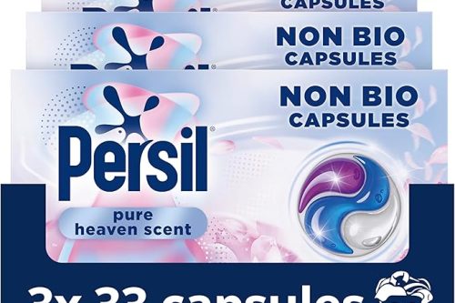 Persil Molly Mae x Pure Heaven Scent Non Bio Washing Capsules our best delicate fragrance laundry capsules gentle next to sensitive skin 99 washes (3x 33)-AUTO WIN 08/01