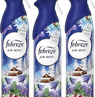 Febreze Air Freshener Spray, Mrs Hinch's Alpine Escape, 185ml, Pack of 3 -AUTO WIN 09/01