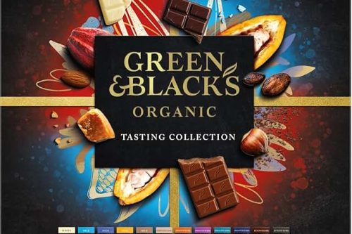 Green & Black's Organic Tasting Collection, Box of 24 Assorted Miniature Chocolate Bars-AUTO WIN 09/01