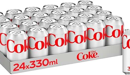 DIET COKE CAN COLA, BOX 330 ML (PACK OF 24) X 2 -AUTO WIN 18/01