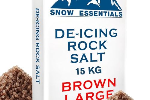Laeto Signature Garden Bag of Grit Rock Salt Deicing White Brown Rock Salt for Weeds De-Icing Salt for Paths, Driveways & Roads of Snow & Ice-AUTO WIN 04/01