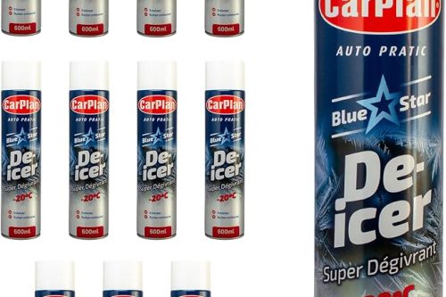 Carplan Bluestar Super Deicer Aerosol 600ml (Pack of 12)-AUTO WIN 04/01