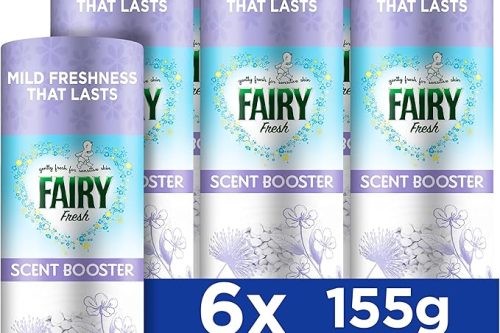 Fairy In-Wash Scent Booster, 6 Packs x155 g, Silk Tree Blossom & Jasmine, Boosters - Washing Beads Scented -AUTO WIN 11/01