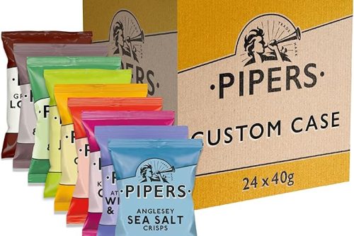 Pipers Crisps Custom 24x40g Pack Selection | Choose any 3 Flavours, Receive 8 Bags of Each Choice | 24 Bags Total-AUTO WIN