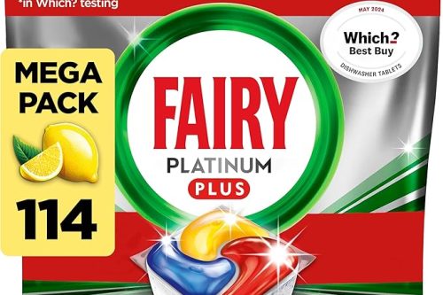 Fairy Platinum+ Complete Dishwasher Tablets 114ct, Dishwasher Tablets Bulk-AUTO WIN 13/01