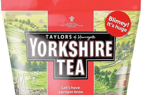 Yorkshire Tea, Total 600 Tea Bags, (Pack of 1.875 kg)-AUTO WIN 11/01