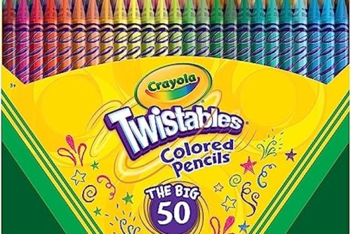 Crayola 50ct Twistables Colored Pencils-AUTO WIN 31/01