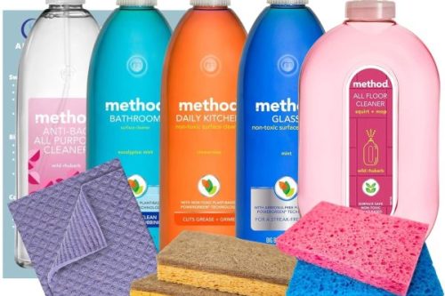 Method Cleaning Bundle 5 x Products (Floor, Glass, Kitchen & Bathroom Cleaner, &Antibacterial Spray) AUTO WIN 17/01