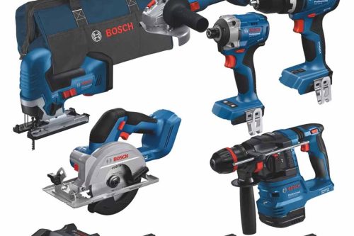 Bosch 0615A5008C 18V 6 Piece Tool Kit with 3 × 4.0Ah Li-Ion ProCORE18V Batteries-AUTO WIN