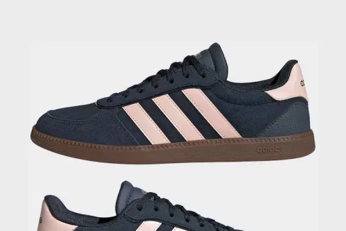 adidas Blue/Pink Breaknet Sleek Trainers-AUTO WIN