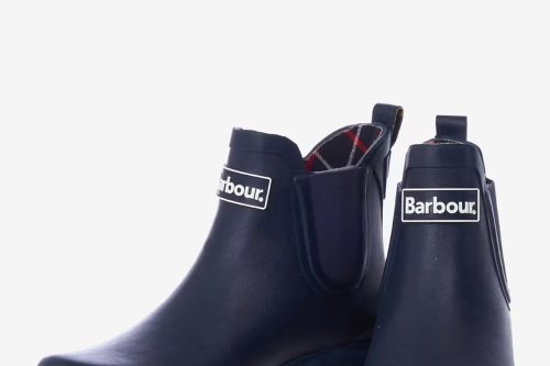 Barbour Wilton Wellington Boots, Navy-AUTO WIN 04/01