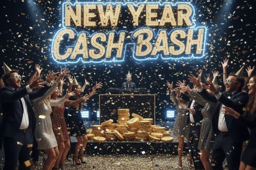 NEW YEAR CASH BASH- WIN UP TO £5,000 – LOW ODDS INSTANT WIN!- AUTO WIN 07/01