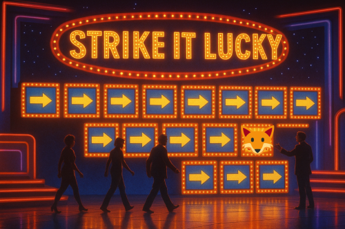 STRIKE IT LUCKY- INSTANT WIN – MAIN JACKPOT £500 -AUTO WIN 12/01