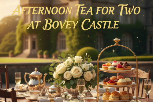 WIN AFTERNOON TEA FOR TWO AT BOVEY CASTLE-AUTO WIN 13/01