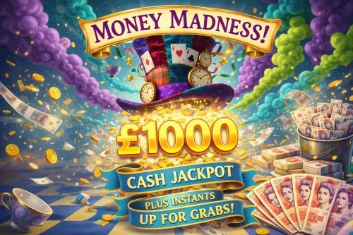 MONEY MADNESS! £1000 CASH JACKPOT PLUS INSTANTS UP FOR GRABS-04/02AUTO WIN
