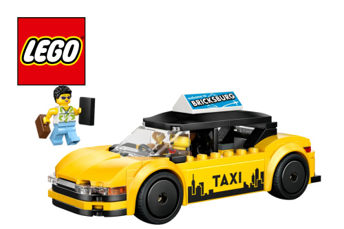 LEGO ® 60487 yellow taxi AUTO-WIn 28/01