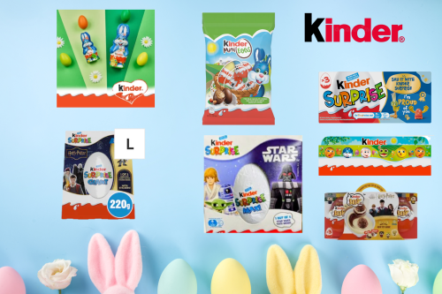 Kinder Easter Chocolate Bundle -AUTO WIN 23/01