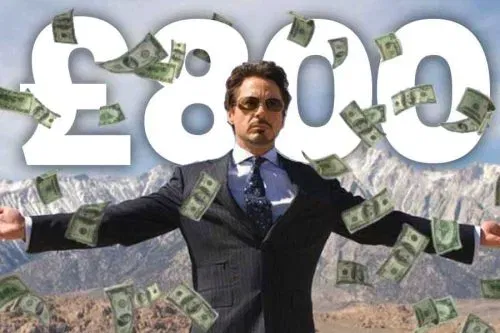 WIN £800 CASH FOR 8P-AUTO WIN 31/01