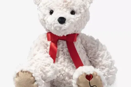 STEIFF Soft Cuddly Friends Jimmy Love teddy bear 30cm-AUTO WIN 12/01