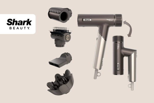 Shark SpeedStyle HD542UK Pro FLEX 4-in-1 High-Velocity Hair Dryer System, Mocha Silver-AUTO WIN 01/02