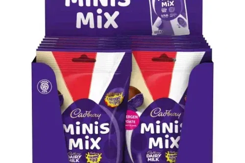 CADBURY MINIS MIX CHOCOLATE EGGS BAG 232G (BOX OF 12)-AUTO WIN 10/01