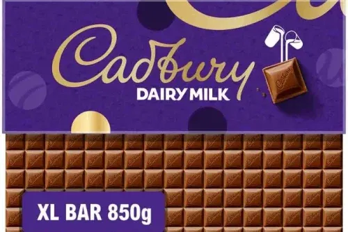 2x CADBURY DAIRY MILK CHOCOLATE GIFT BAR 850G-AUTO WIN 06/01
