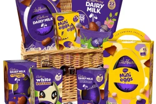 CADBURY EASTER EGG CHOCOLATE FAMILY BASKET AUTO-WIN 10/01