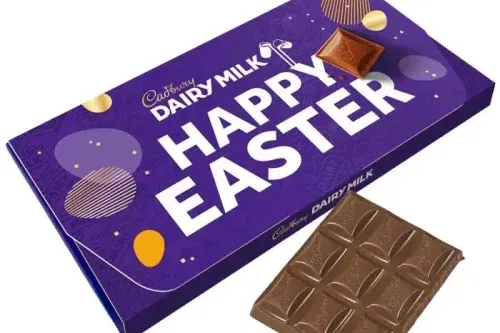 6X CADBURY HAPPY EASTER DAIRY MILK BAR ENVELOPE-AUTO WIN 24/01