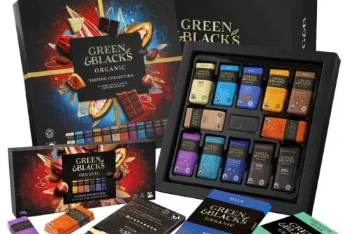 GREEN & BLACK'S ORGANIC CHOCOLATE LOVERS COLLECTION - LARGE-AUTO WIN 12/01